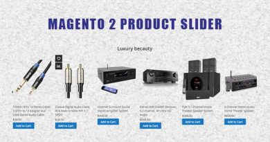 Magento 2 product slider