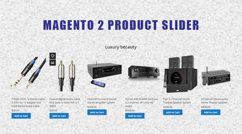 Magento 2 product slider